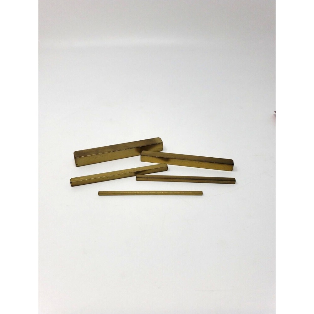 Whiteside 9810 Brass Set Up Gages 5 Piece Height Gauge Set 4 Inch Long USA Made